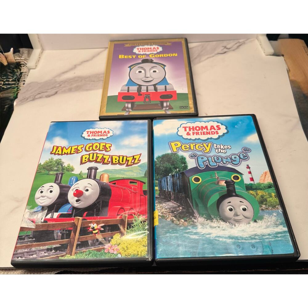 Set of 3 Thomas the Train DVDs